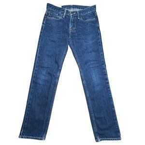 Abercrombie Kids Boys Jeans Size 14 Regular Skinny Dark Wash Denim Blue Jeans
